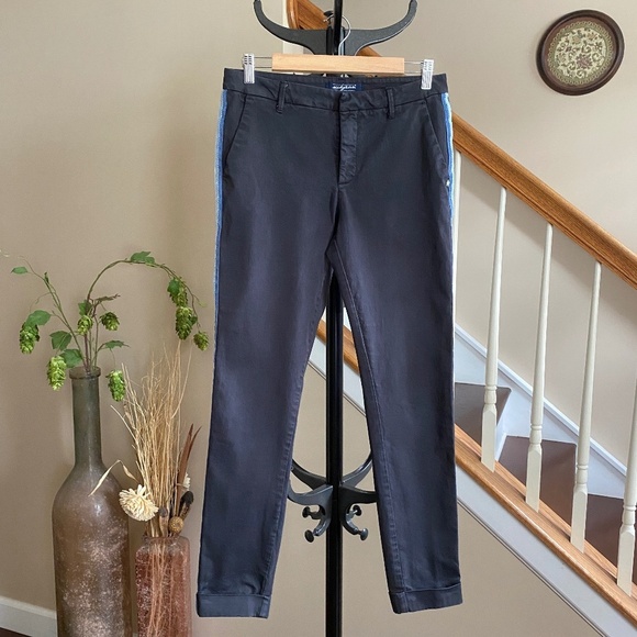 NICKJEAN Amsterdam Mid Rise Casual Stretch Pants Charcoal Wash USA 30 (UK 8) - Picture 1 of 16